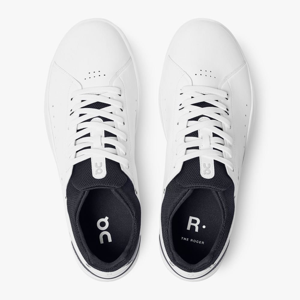 On THE ROGER Advantage: the versatile everyday sneaker - White | Midnight ON95XF274