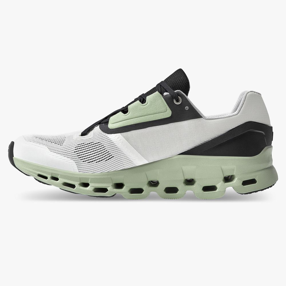 On Cloudstratus: Maximum Cushioned Running Shoe - White | Black ON95XF56