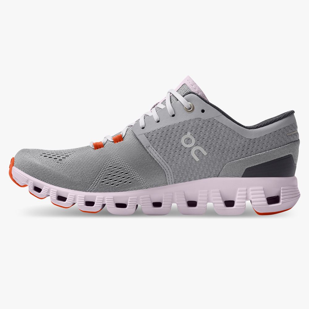 On New Cloud X - Workout and Cross Training Shoe - Alloy | Lily ON95XF356 - Click Image to Close