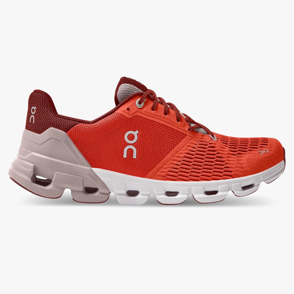 On Cloudflyer: Supportive Running Shoe. Light & Stable - Flare | Quartz ON95XF133 - Click Image to Close