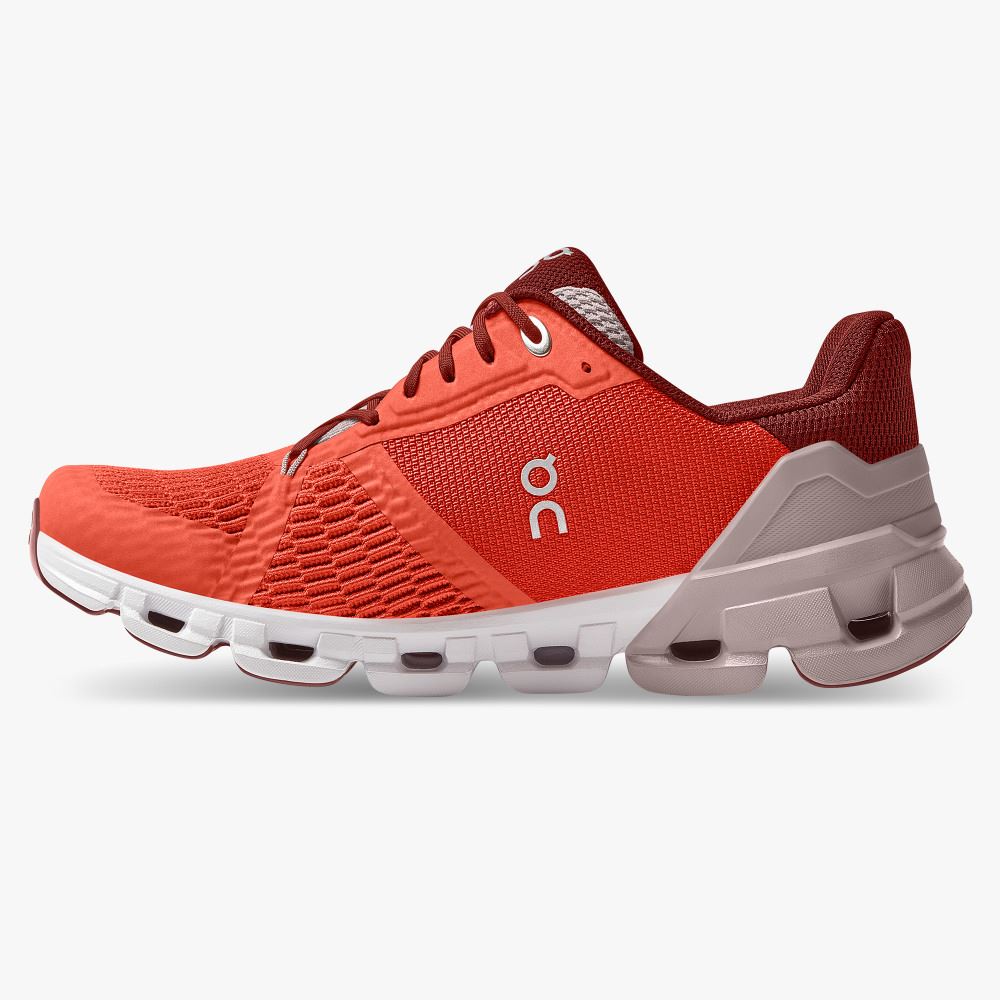 On Cloudflyer: Supportive Running Shoe. Light & Stable - Flare | Quartz ON95XF133
