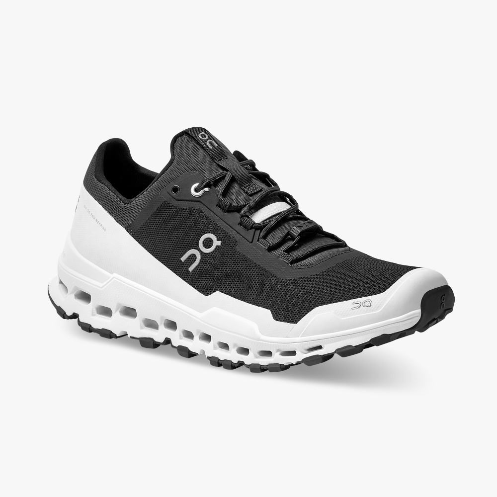 On Runningultra: cushioned trail running shoe - Black | White ON95XF17