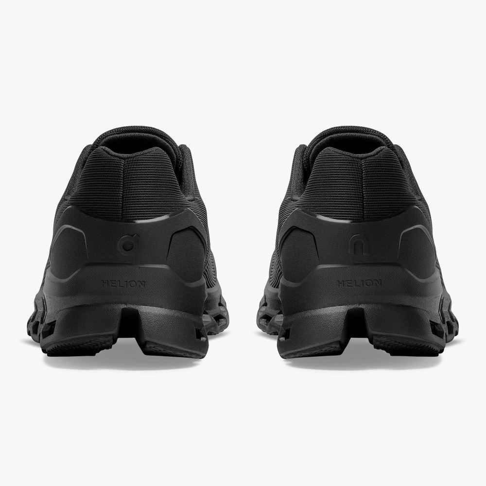 On Cloudstratus: Maximum Cushioned Running Shoe - Black ON95XF54