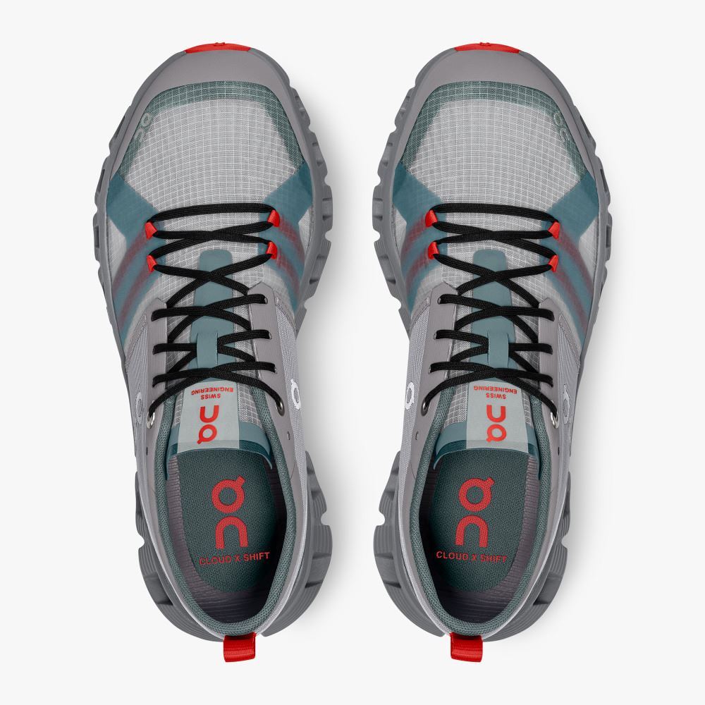 On Running X Shift: Colorful Lightweight Workout Shoe - Alloy | Red ON95XF349