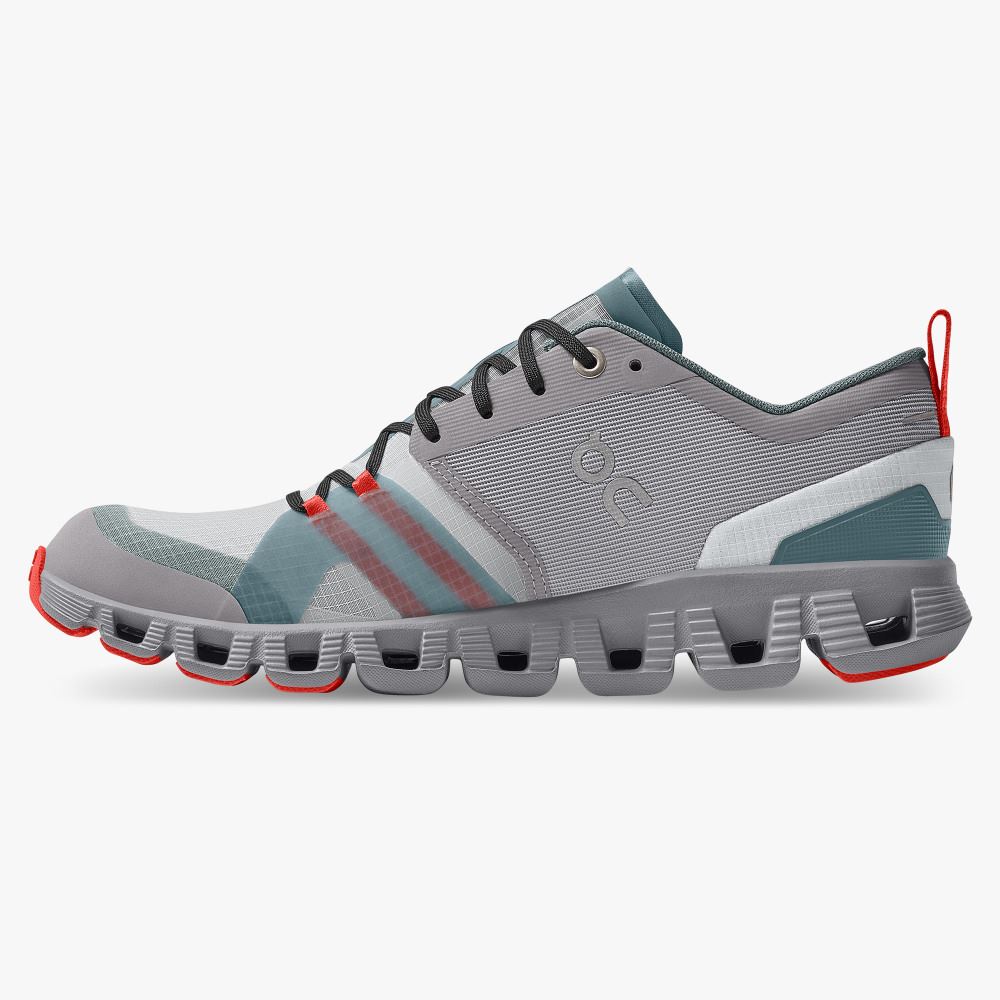 On Running X Shift: Colorful Lightweight Workout Shoe - Alloy | Red ON95XF349