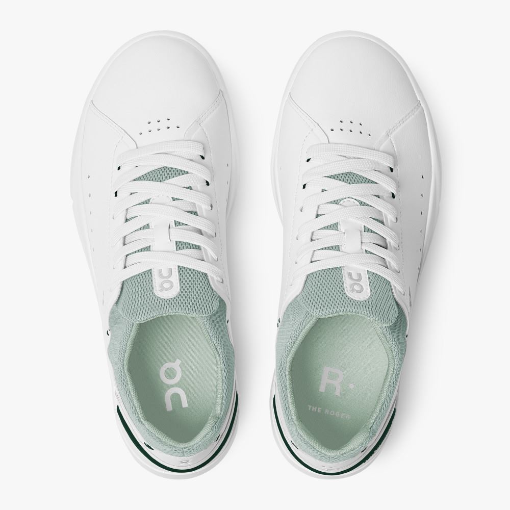 On THE ROGER Advantage: the versatile everyday sneaker - White | Juniper ON95XF385 - Click Image to Close