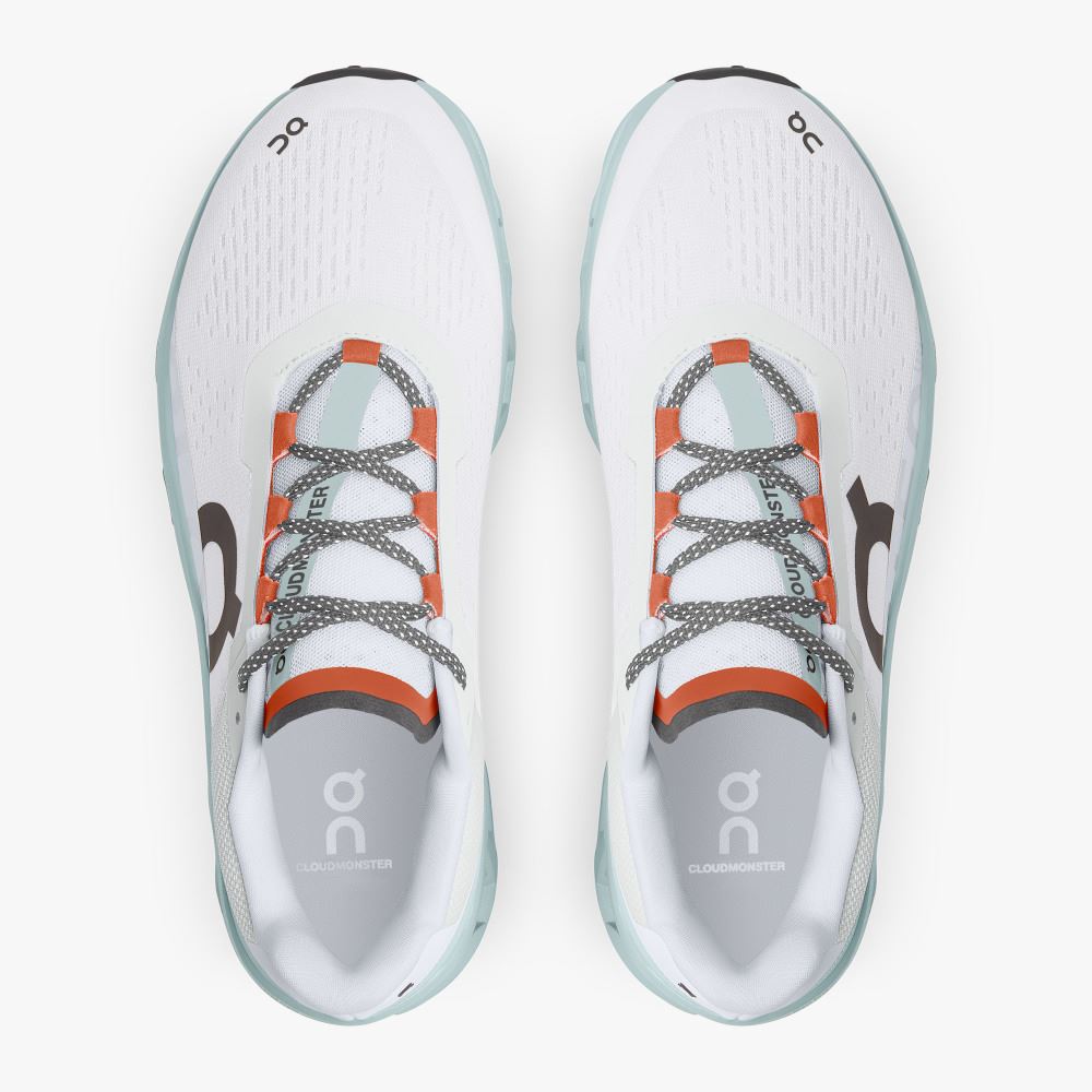 On The Cloudmonster: Lightweight cushioned running shoe - Frost | Surf ON95XF33