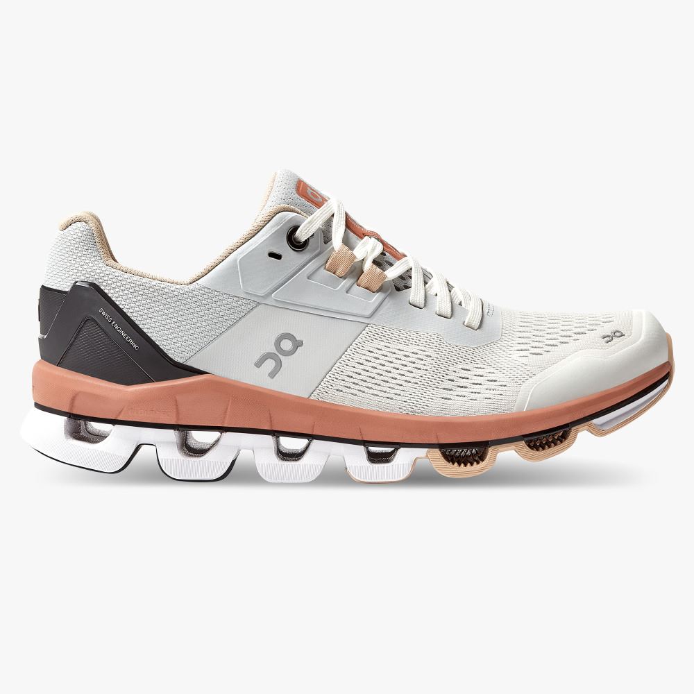 On Cloudace: supportive running shoe - Glacier | Terracotta ON95XF120