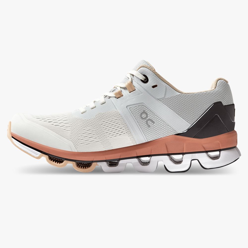 On Cloudace: supportive running shoe - Glacier | Terracotta ON95XF120