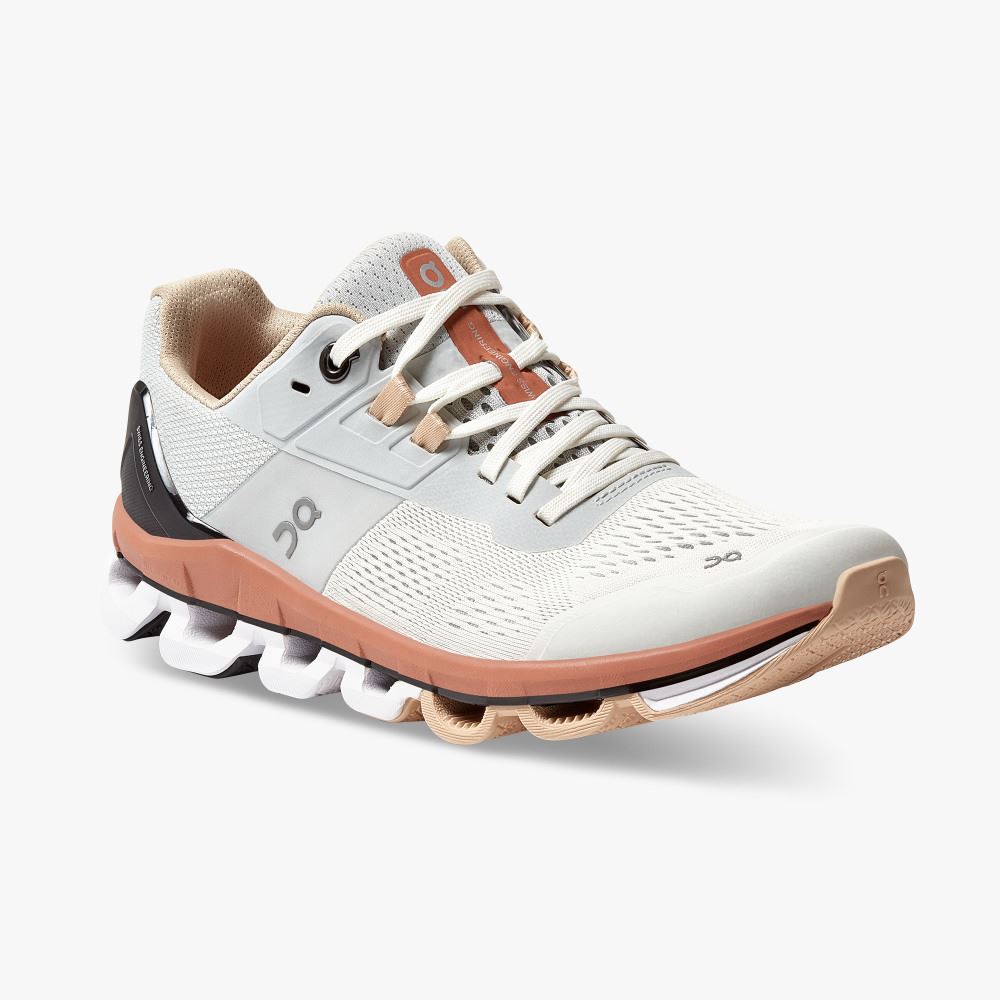 On Cloudace: supportive running shoe - Glacier | Terracotta ON95XF120