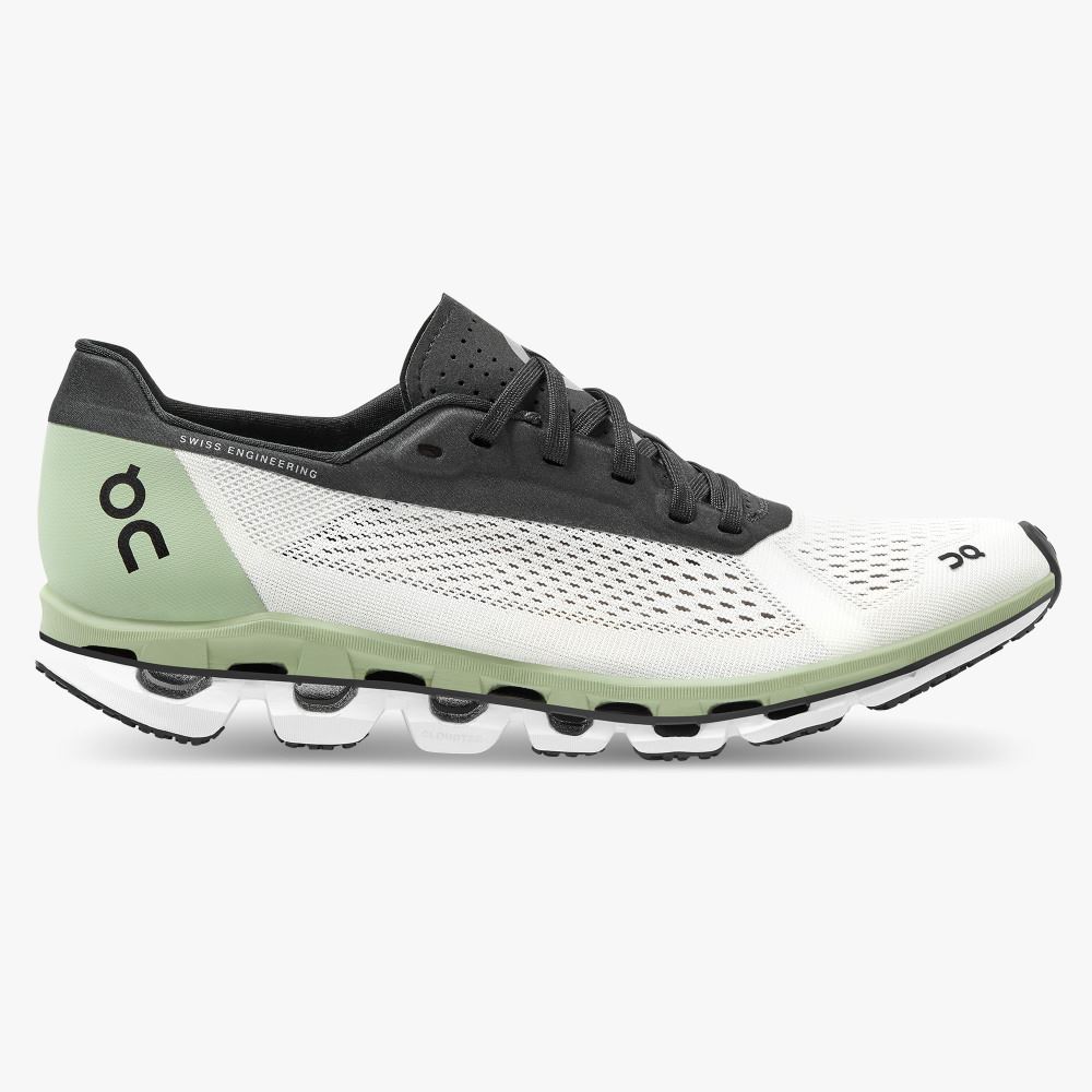 On Cloudboom: carbon fiber plate racing shoes - White | Black ON95XF123 - Click Image to Close