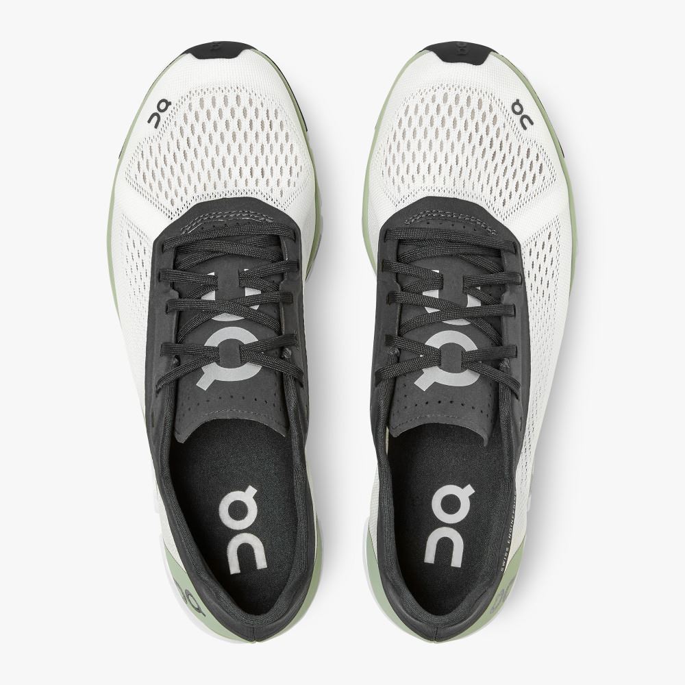 On Cloudboom: carbon fiber plate racing shoes - White | Black ON95XF123 - Click Image to Close