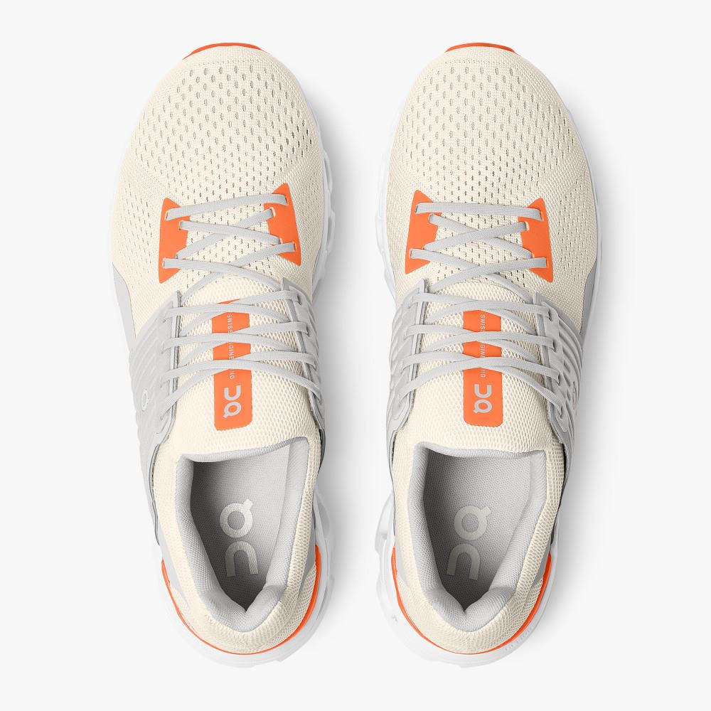 On Cloudswift - Road Shoe For Urban Running - White | Flame ON95XF63