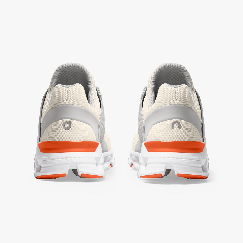 On Cloudswift - Road Shoe For Urban Running - White | Flame ON95XF63