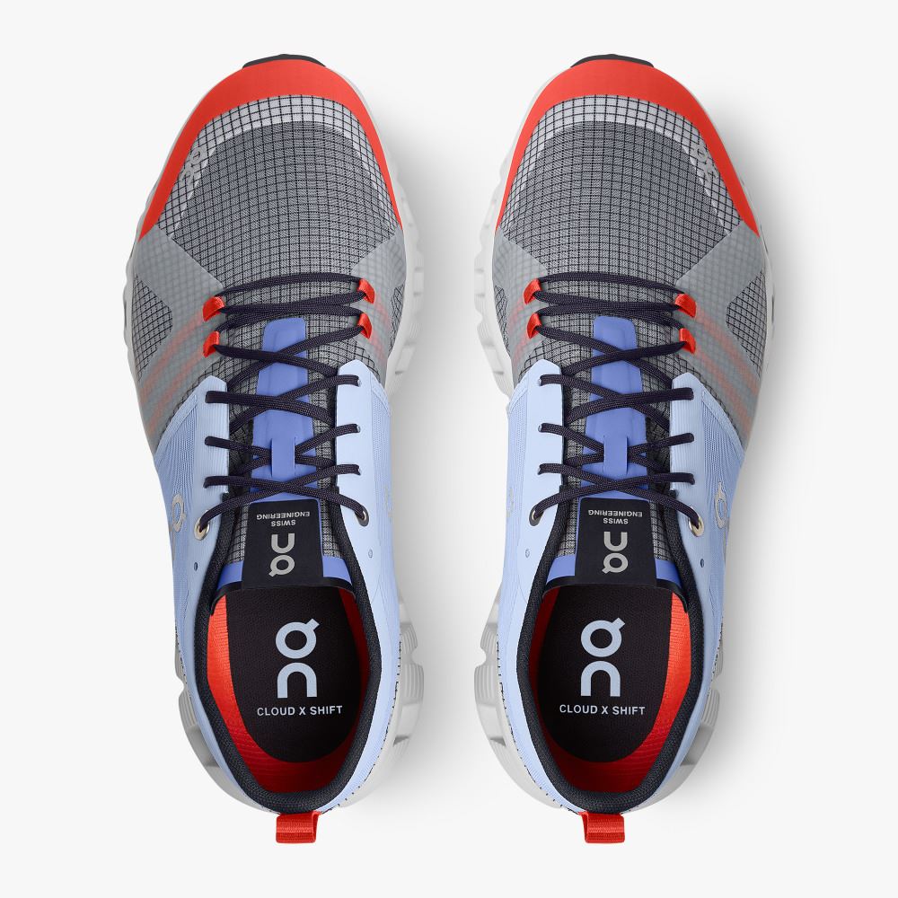 On Running X Shift: Colorful Lightweight Workout Shoe - Heather | Glacier ON95XF234