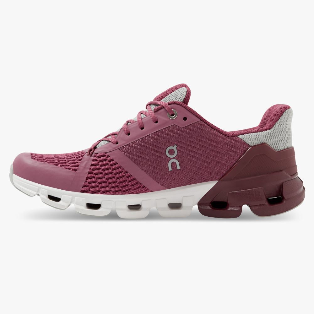 On Cloudflyer: Supportive Running Shoe. Light & Stable - Magenta | Mulberry ON95XF131