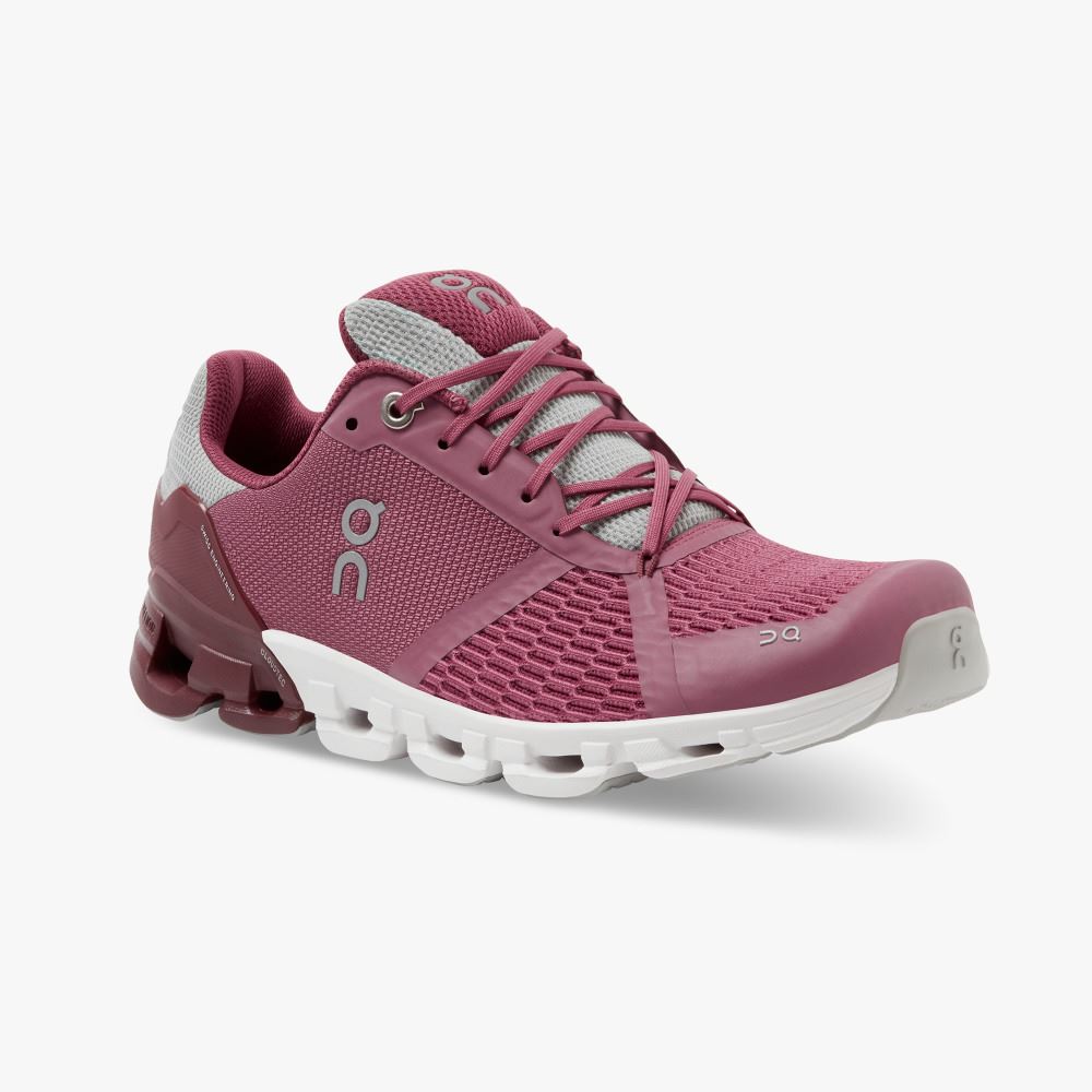 On Cloudflyer: Supportive Running Shoe. Light & Stable - Magenta | Mulberry ON95XF131