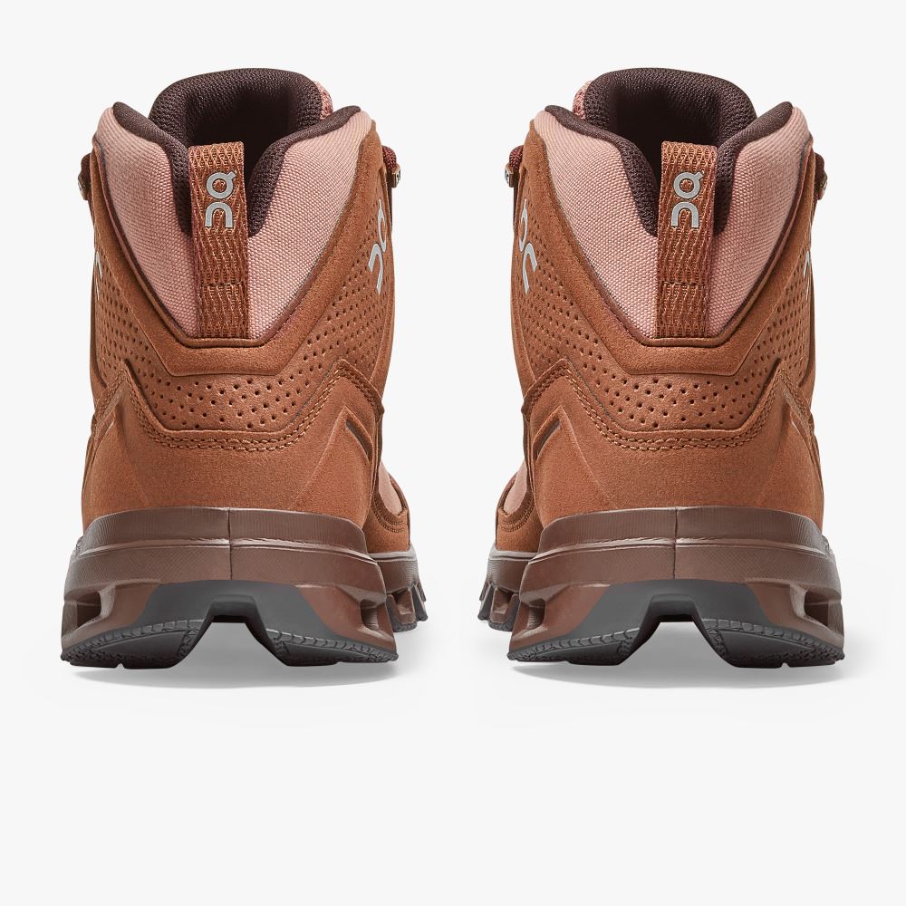 On Cloudridge: ultralight, high-comfort hiking boot - Mocha | Pebble ON95XF92