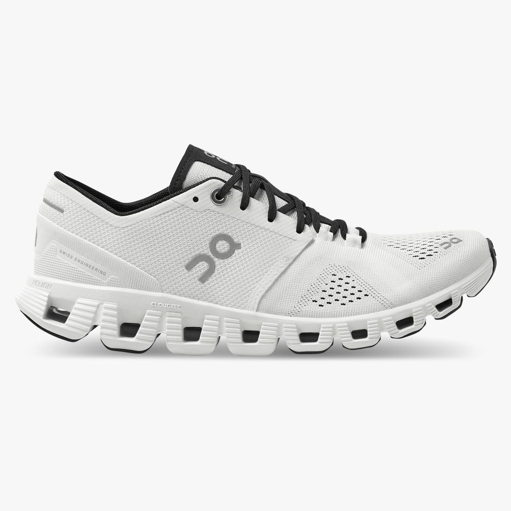 On New Cloud X - Workout and Cross Training Shoe - White | Black ON95XF362