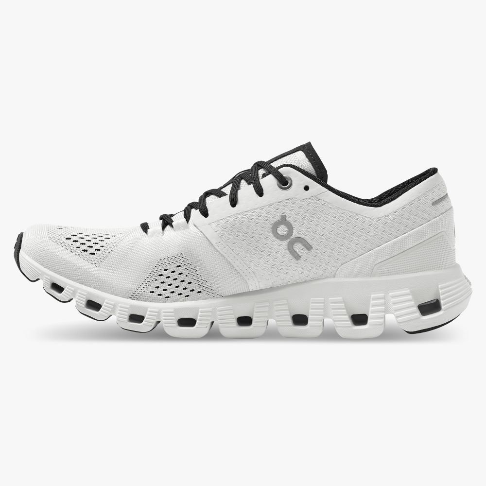 On New Cloud X - Workout and Cross Training Shoe - White | Black ON95XF362