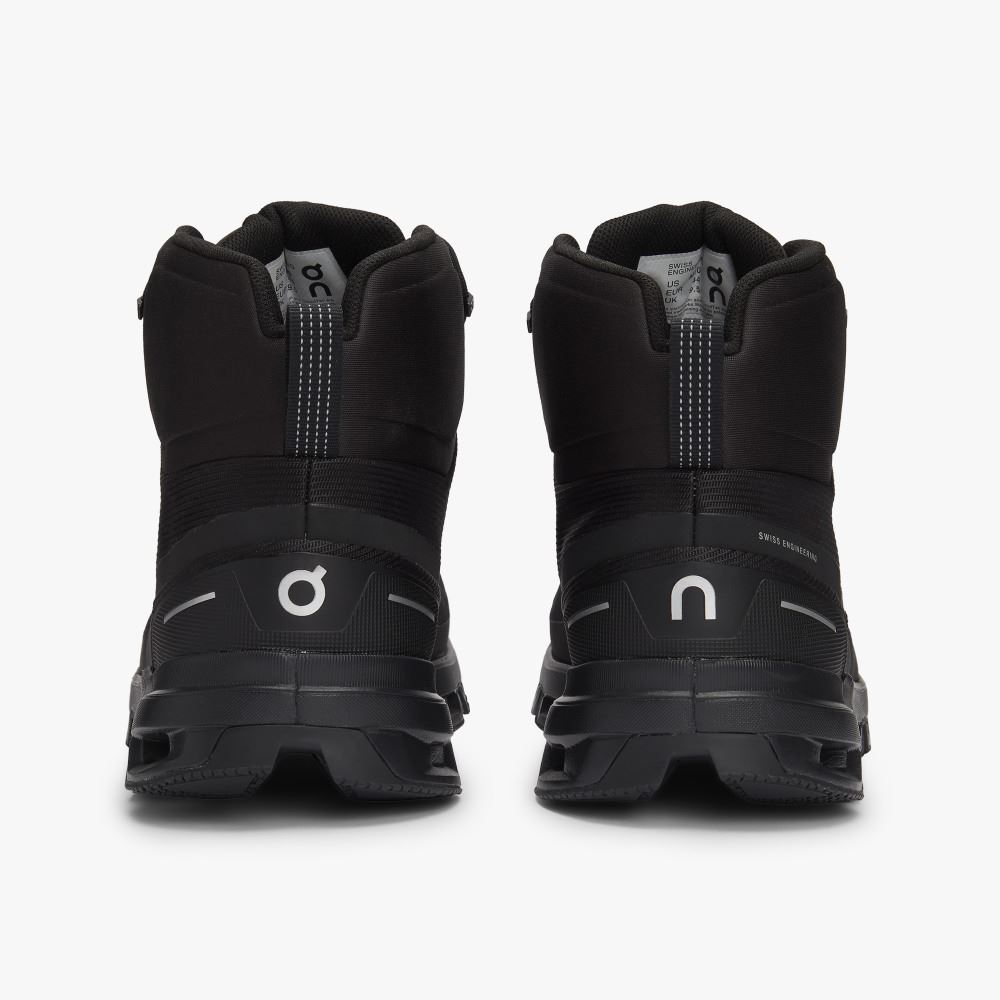 On Cloudrock Waterproof - The Lightweight Hiking Boot - All | Black ON95XF11 - Click Image to Close