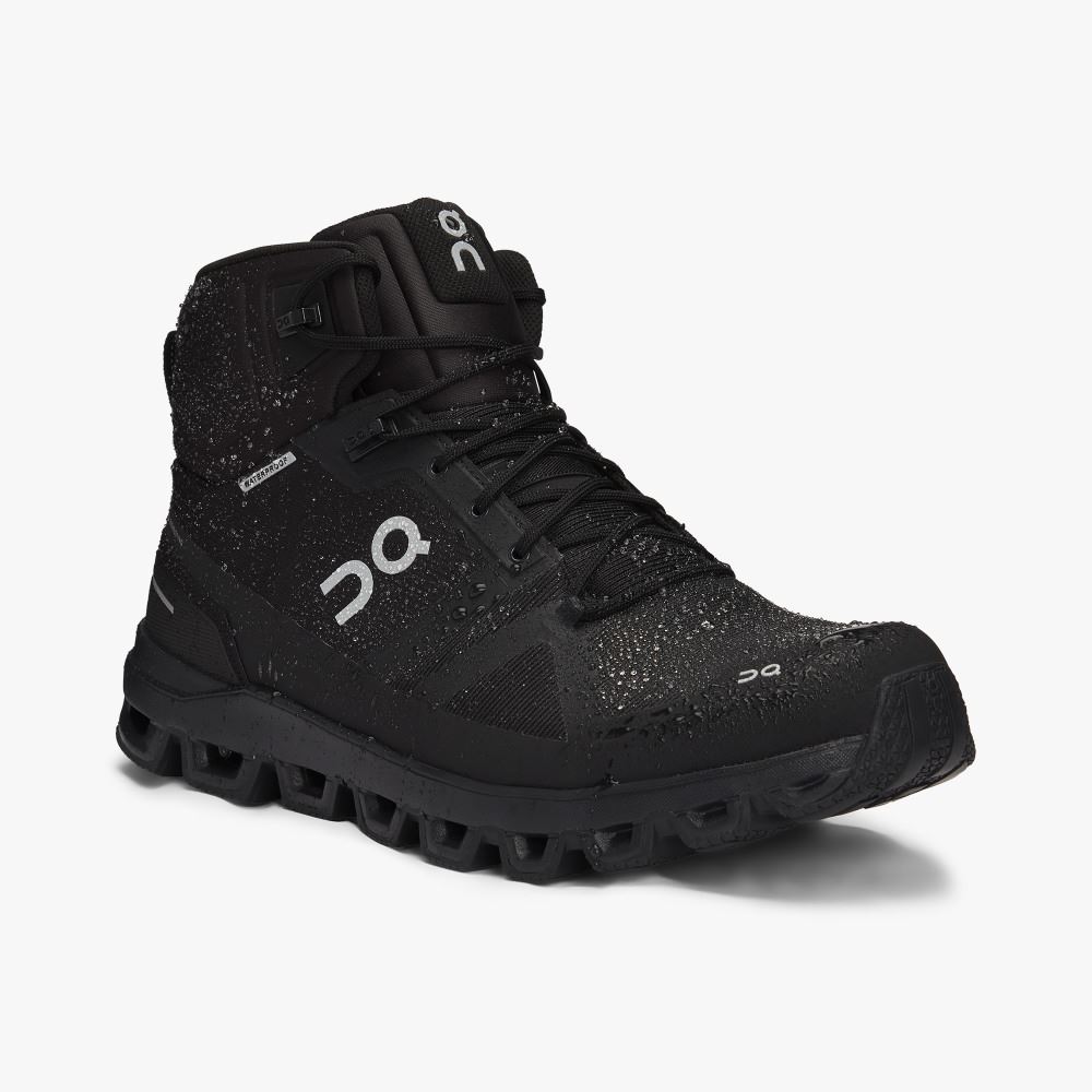 On Cloudrock Waterproof - The Lightweight Hiking Boot - All | Black ON95XF11