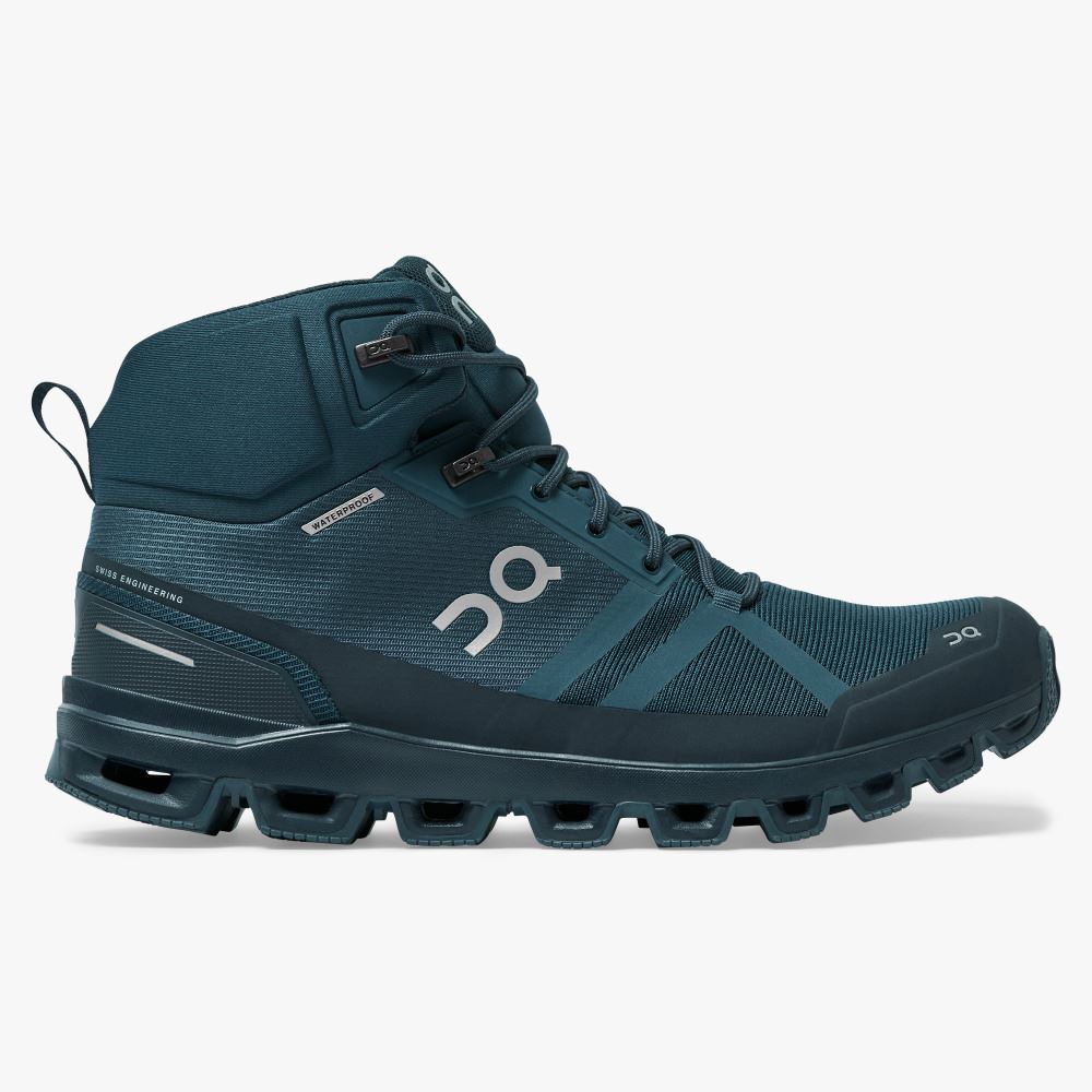 On Cloudrock Waterproof - The Lightweight Hiking Boot - Navy | Midnight ON95XF13 - Click Image to Close