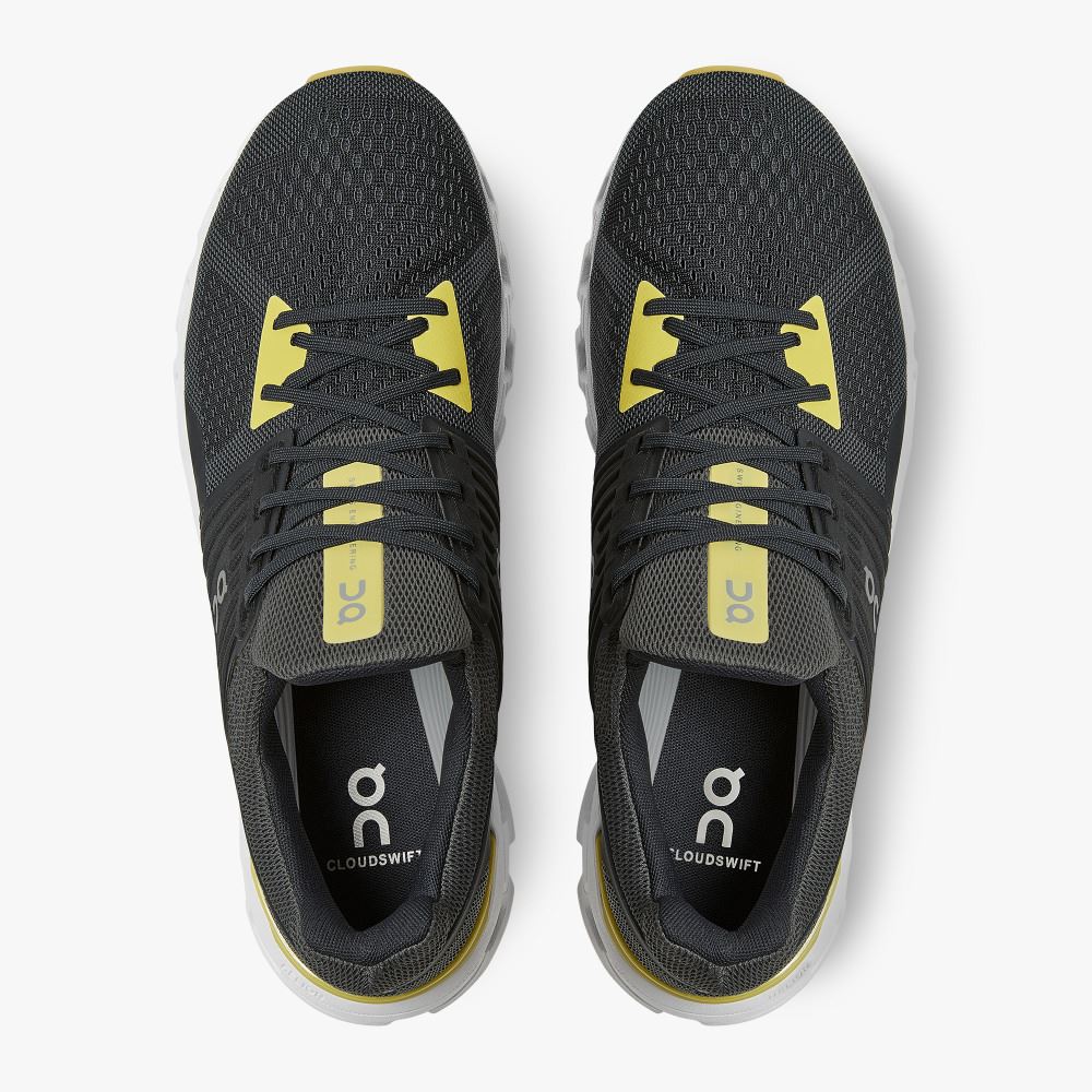 On Cloudswift - Road Shoe For Urban Running - Magnet | Citron ON95XF59