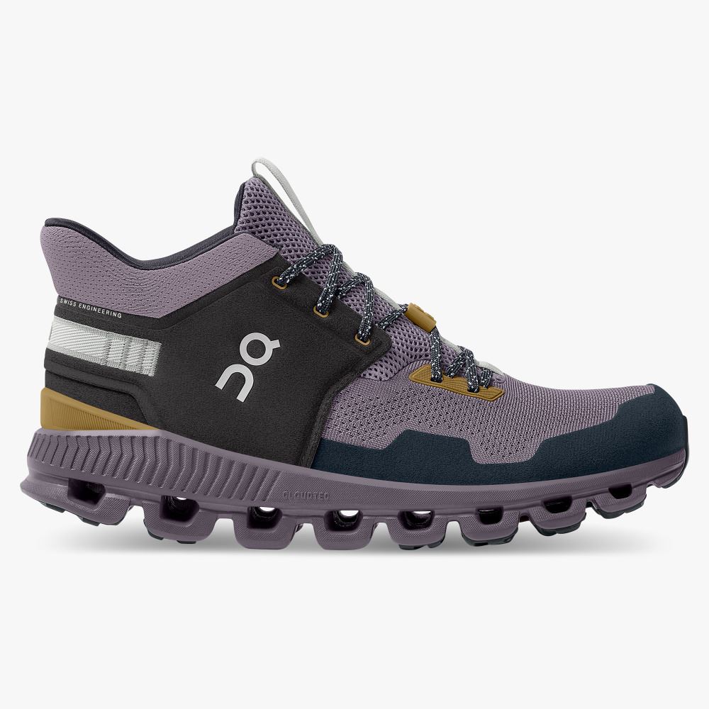 On Running Hi Edge - The street-ready sneaker silhouette - Pebble | Lilac ON95XF205