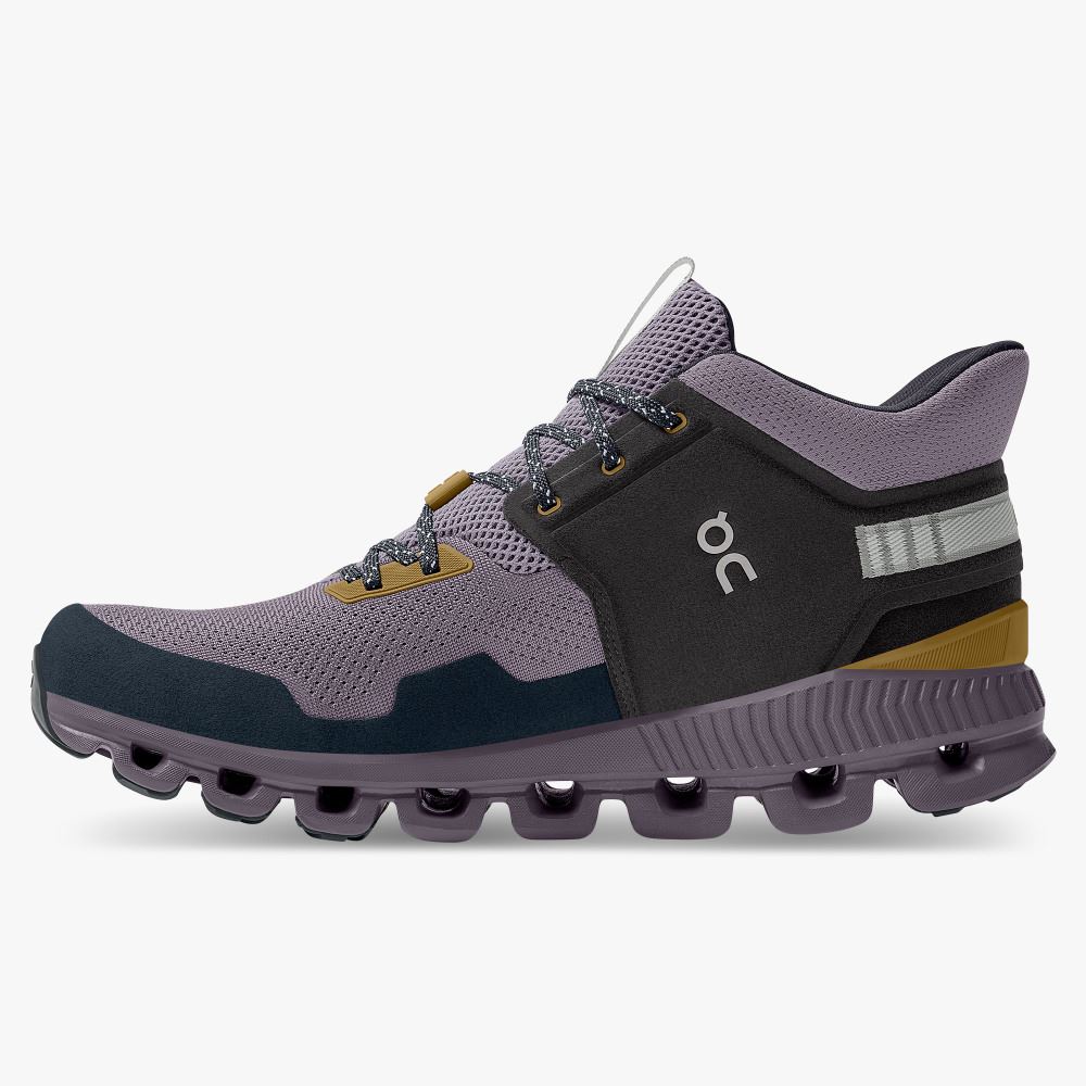 On Running Hi Edge - The street-ready sneaker silhouette - Pebble | Lilac ON95XF205