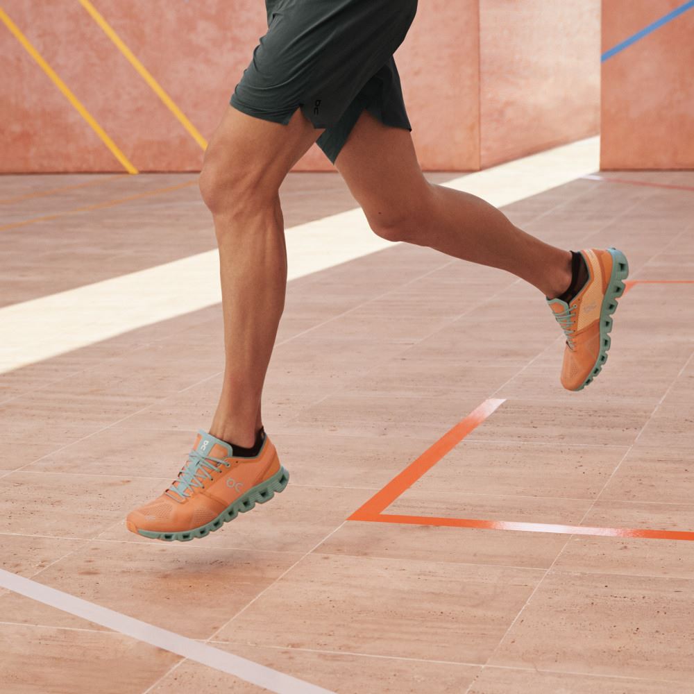 On New Cloud X - Workout and Cross Training Shoe - Orange | Sea ON95XF242