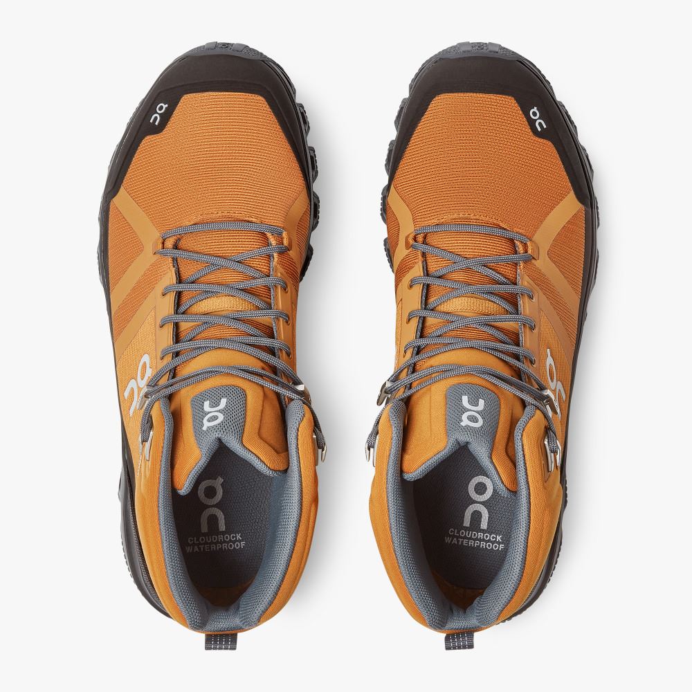 On Cloudrock Waterproof - The Lightweight Hiking Boot - Pecan | Brown ON95XF14