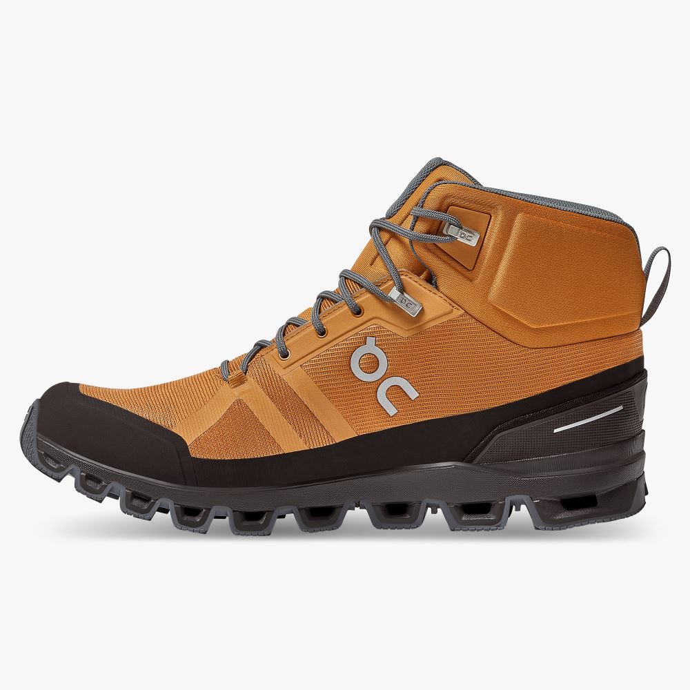 On Cloudrock Waterproof - The Lightweight Hiking Boot - Pecan | Brown ON95XF14 - Click Image to Close