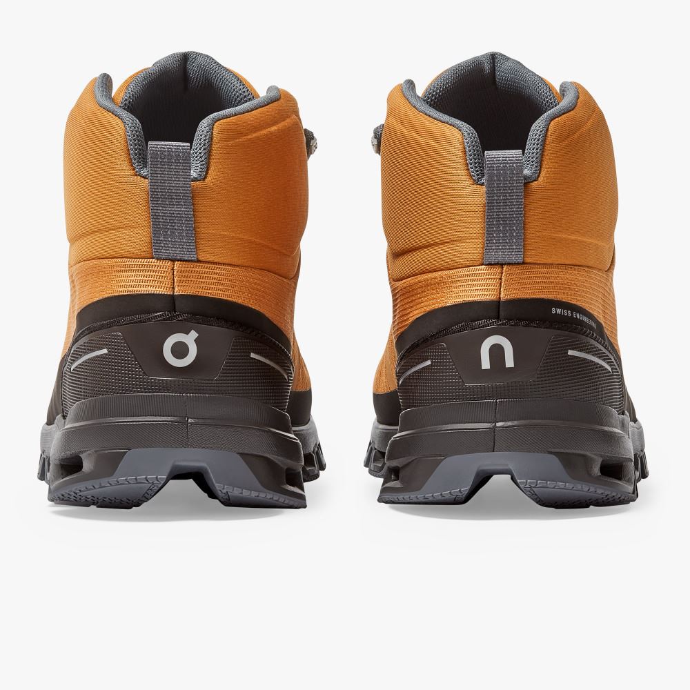 On Cloudrock Waterproof - The Lightweight Hiking Boot - Pecan | Brown ON95XF14