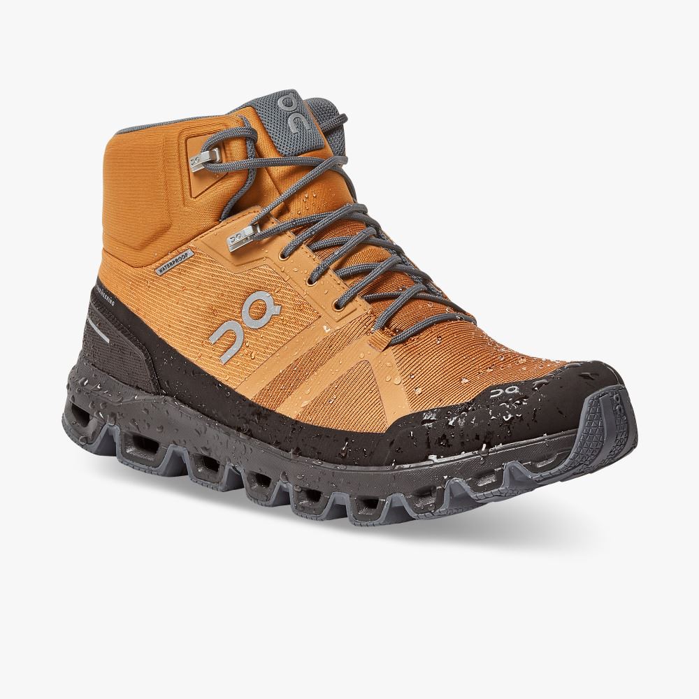 On Cloudrock Waterproof - The Lightweight Hiking Boot - Pecan | Brown ON95XF14