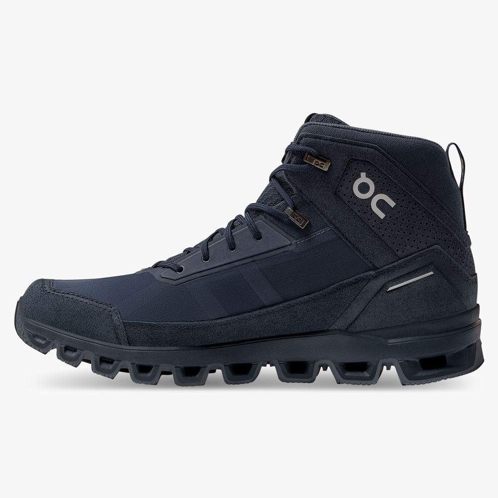 On Cloudridge: ultralight, high-comfort hiking boot - Midnight | Navy ON95XF07 - Click Image to Close