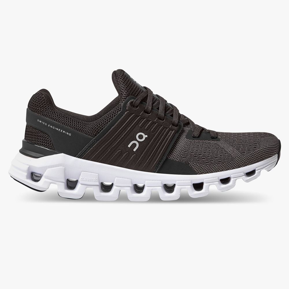 On Cloudswift - Road Shoe For Urban Running - Black | Rock ON95XF144