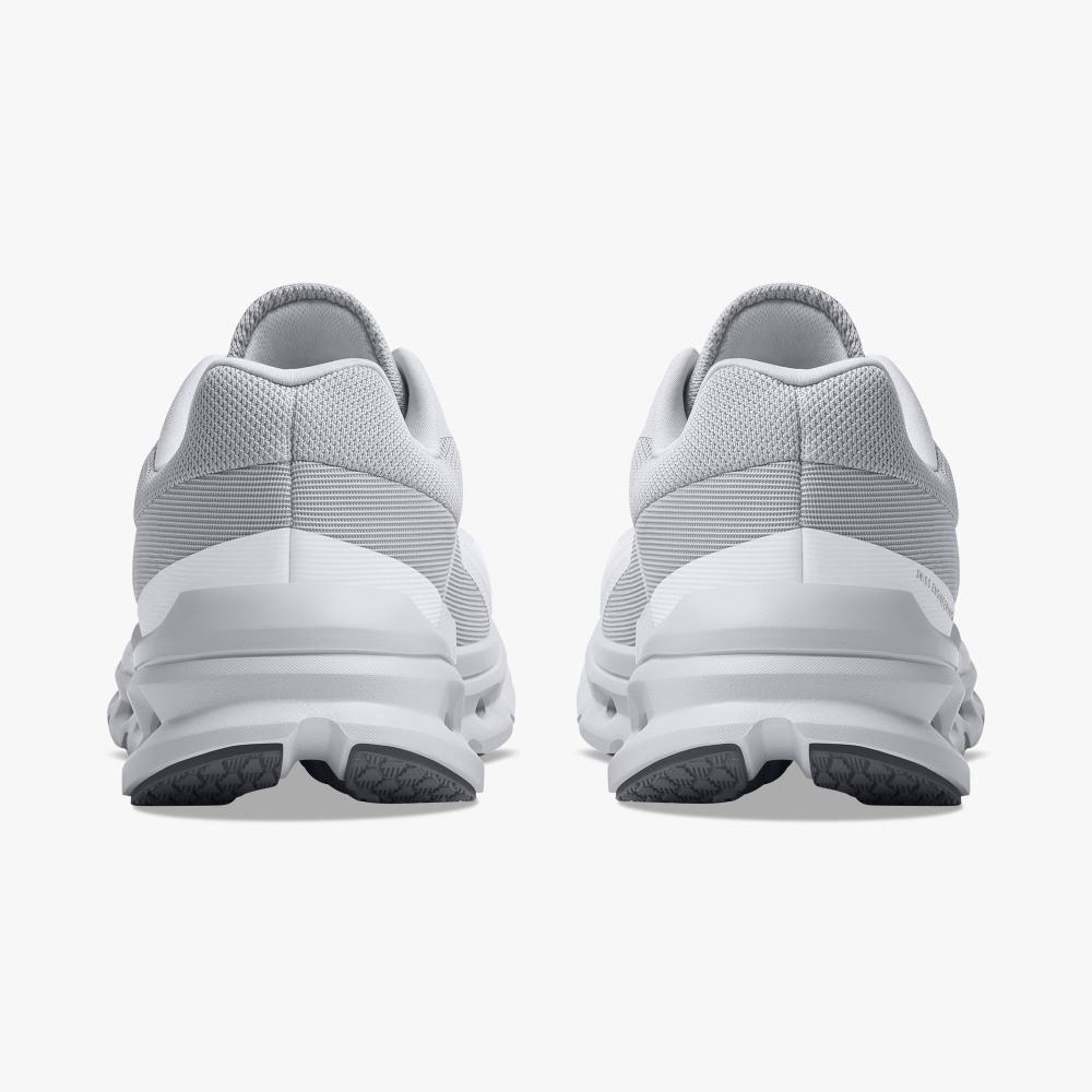 On The Cloudrunner: Supportive & Breathable Running Shoe - White | Frost ON95XF112