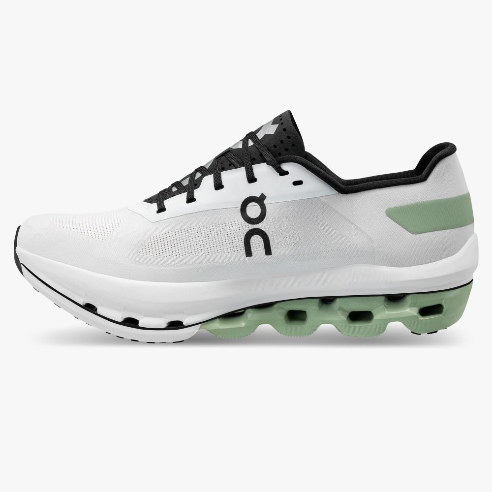 On Cloudboom Echo: Lightweight Marathon Running Shoe - White | Black ON95XF121