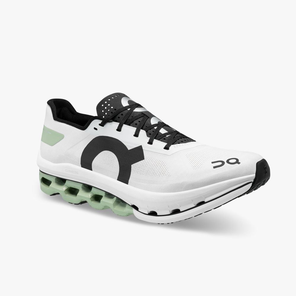 On Cloudboom Echo: Lightweight Marathon Running Shoe - White | Black ON95XF121