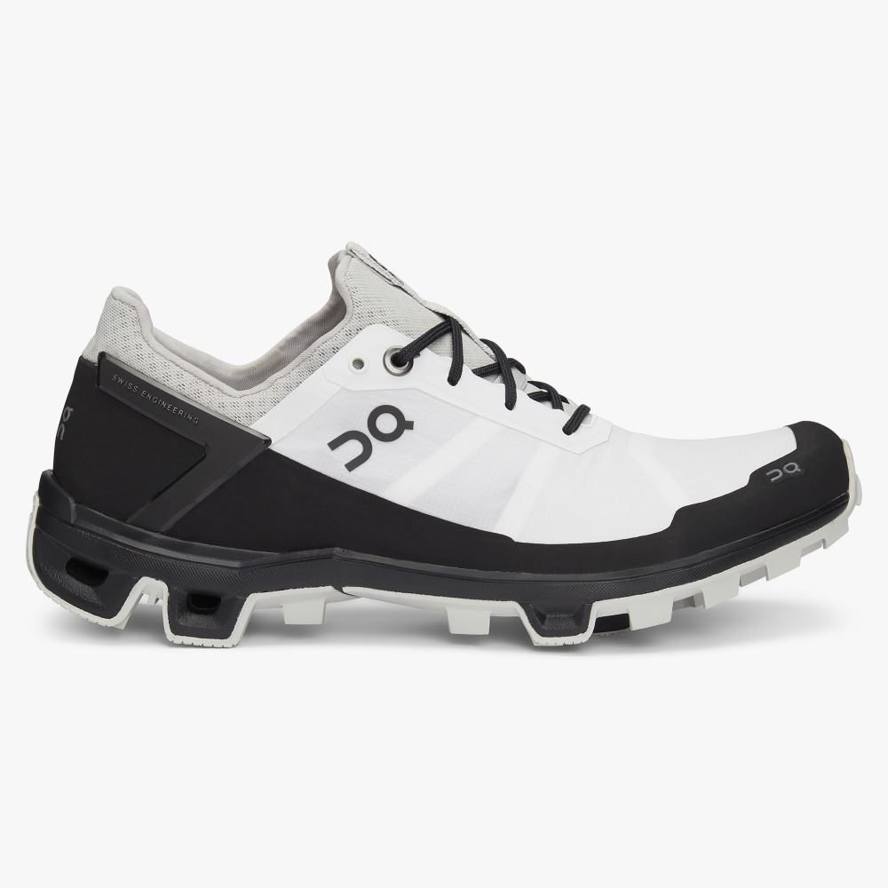 On Cloudventure Peak - Lightweight Trail Running Shoe - White | Black ON95XF106