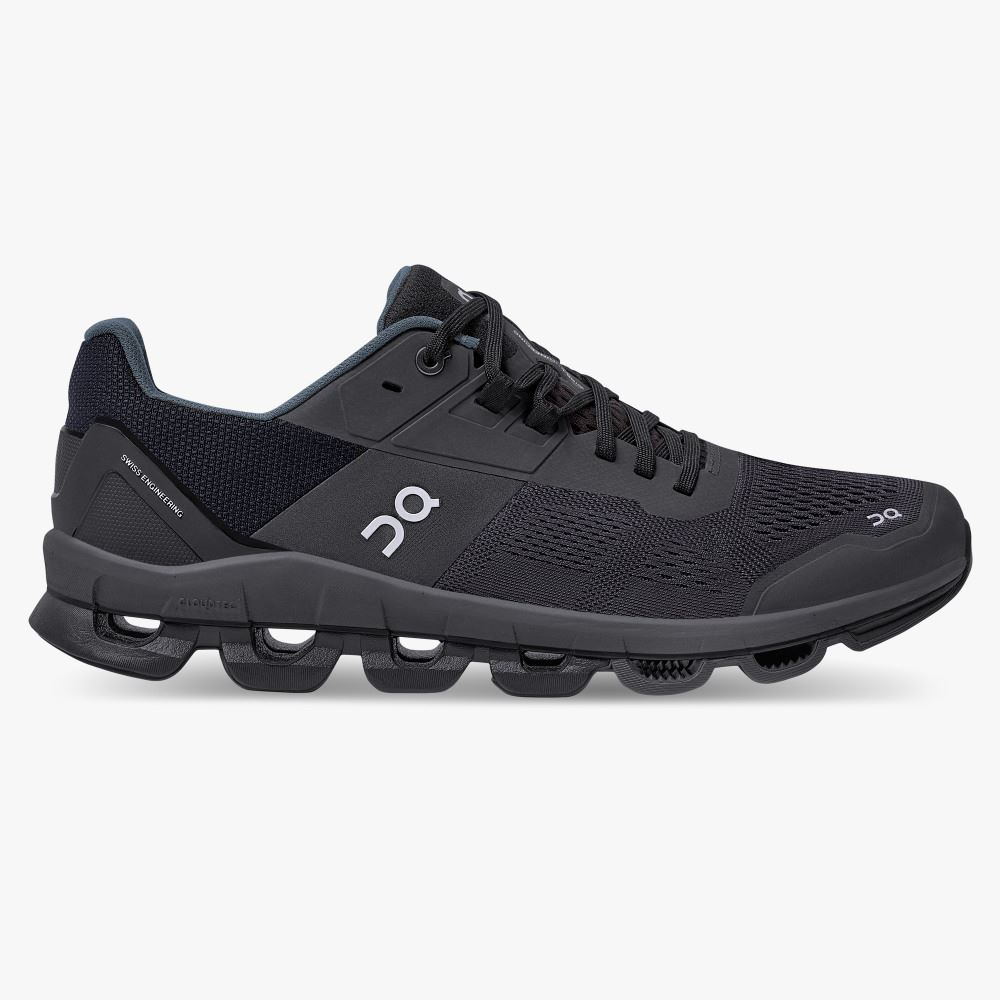 On Cloudace: supportive running shoe - Black | Eclipse ON95XF35