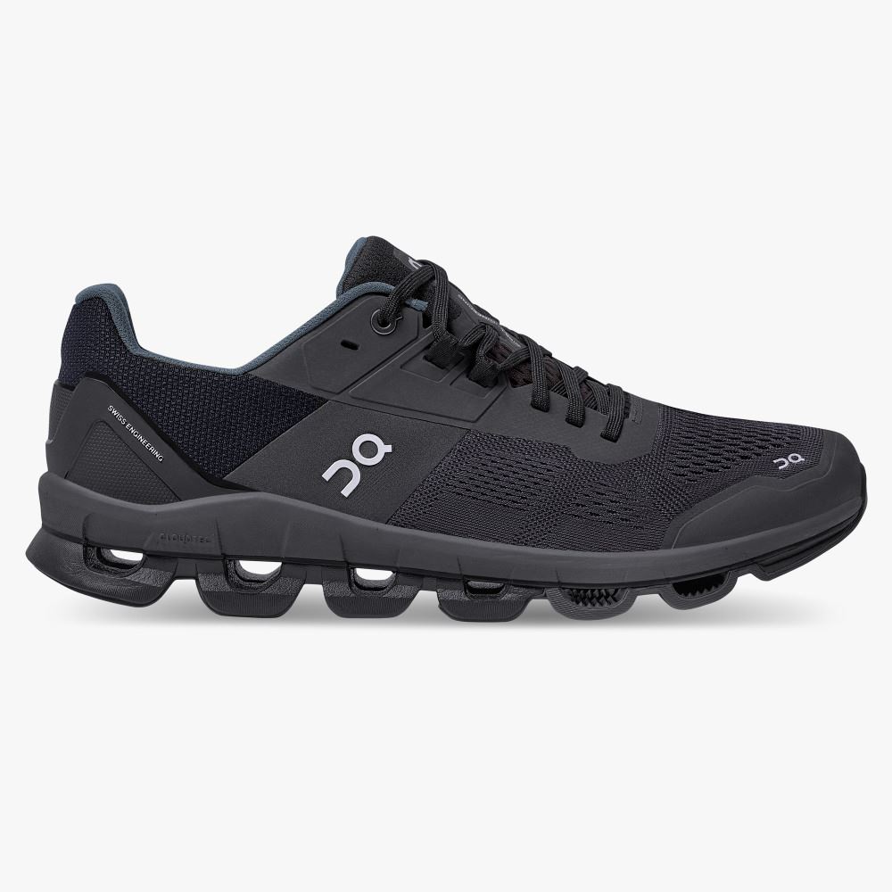 On Cloudace: supportive running shoe - Black | Eclipse ON95XF35 - Click Image to Close