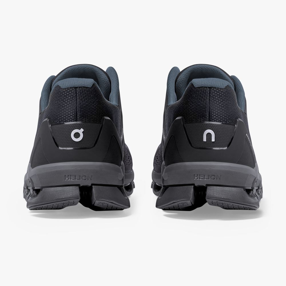 On Cloudace: supportive running shoe - Black | Eclipse ON95XF35 - Click Image to Close