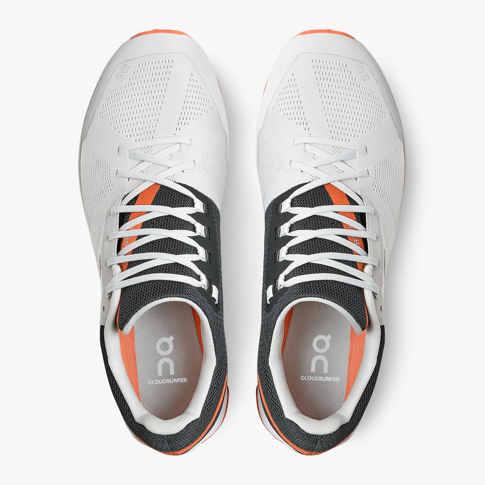 On New Cloudsurfer 6 - Lightweight Road Running Shoe - Frost | Flame ON95XF58