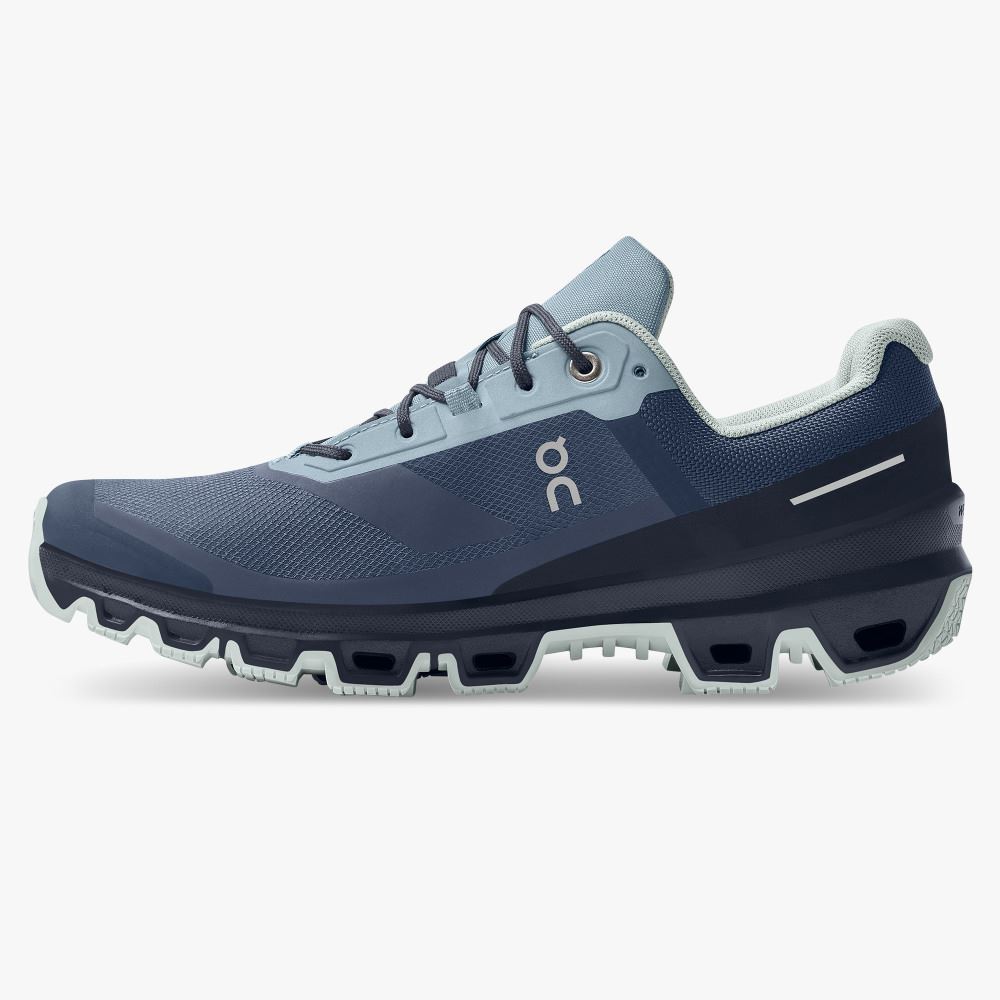 On Cloudventure Waterproof: Trail Running Shoe - Denim | Midnight ON95XF84 - Click Image to Close