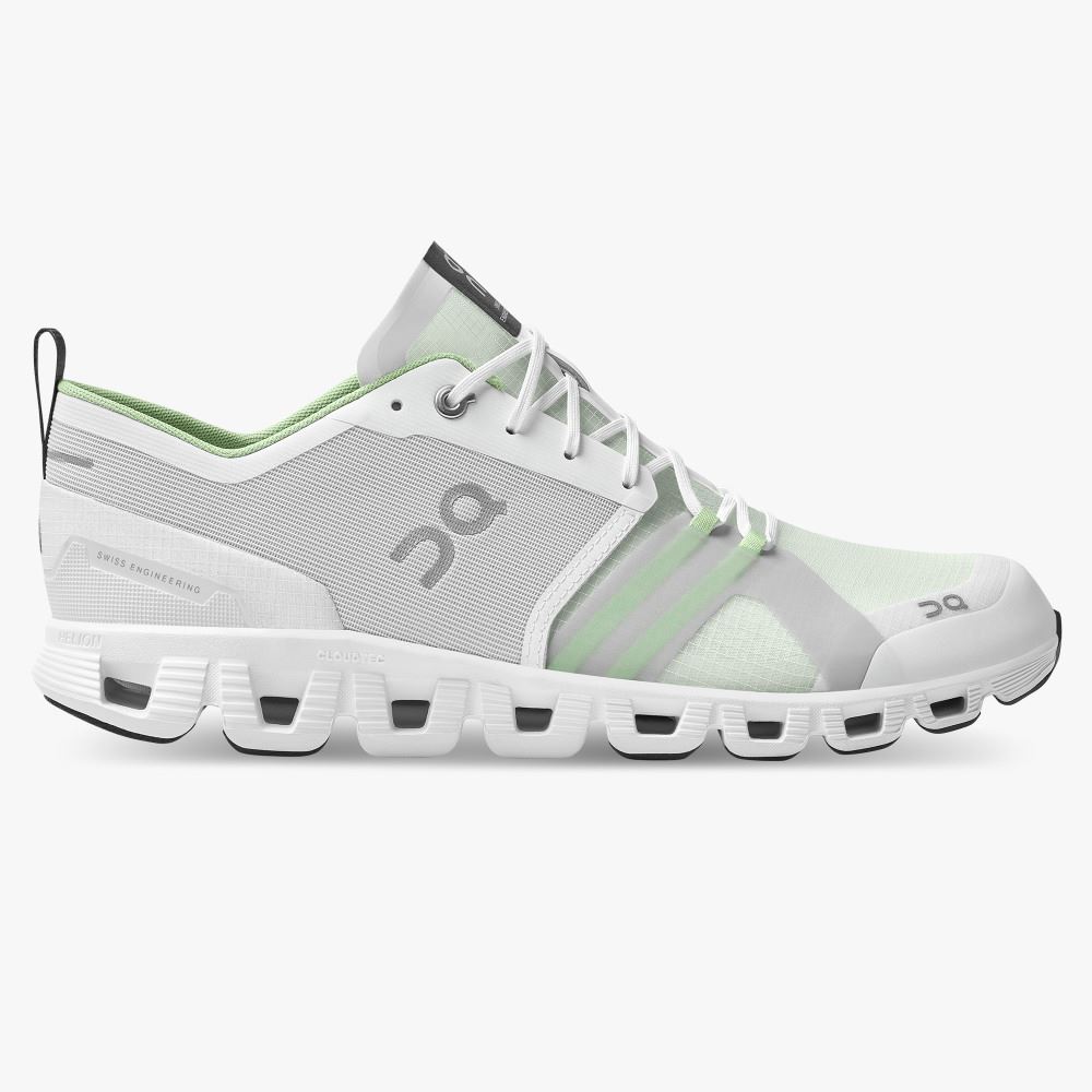 On Running X Shift: Colorful Lightweight Workout Shoe - White | Matcha ON95XF237