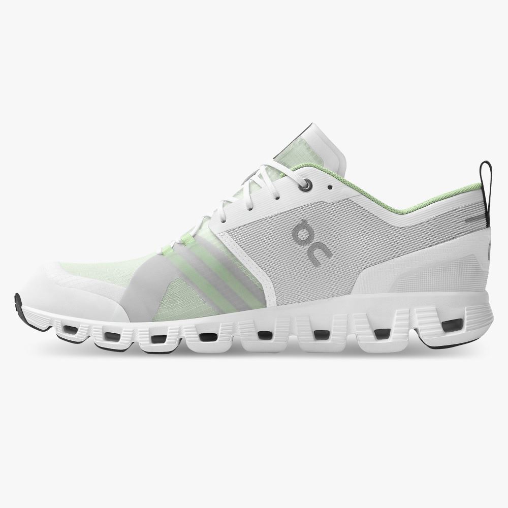 On Running X Shift: Colorful Lightweight Workout Shoe - White | Matcha ON95XF237