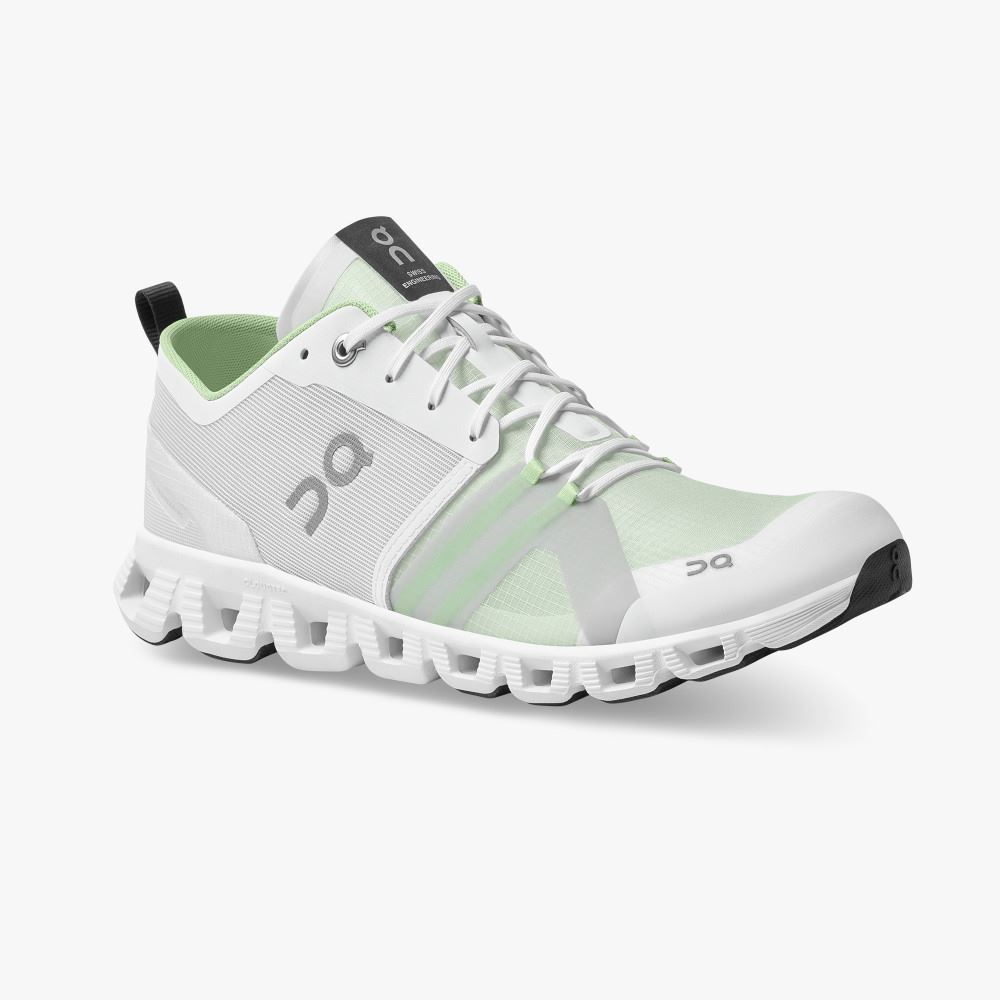 On Running X Shift: Colorful Lightweight Workout Shoe - White | Matcha ON95XF237