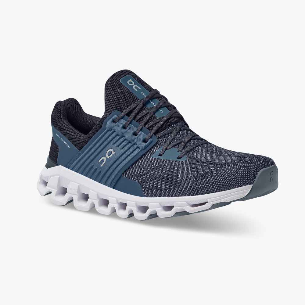 On Cloudswift - Road Shoe For Urban Running - Denim | Midnight ON95XF61